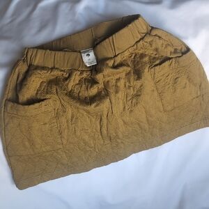 Quilted Tan Skirt